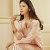 100% Mulberry Silk Women's Long Sleeve Pajama Set - Minimalist Autumn Homewear