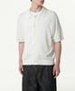 Musinsa Standard Boucle Collared Short Sleeve Cardigan [Ivory]