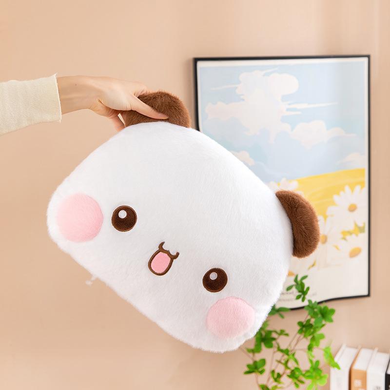Bubu Dudu Plush Pillow Yier Panda Bear Dolls Lovely Cartoon Stuffed Soft Plushies Car Cushion Sofa Pillows Home Decoration