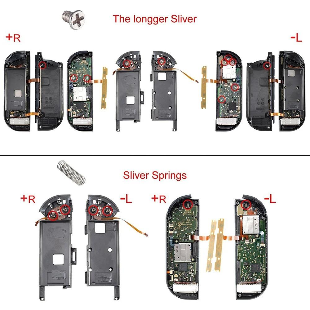 Replacement Full Screws Set Repair Kit for Nintendo Switch Console JoyCon for Switch OLED Screwdrivers Tools Accessories