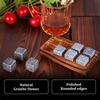 Father'S Day Gift For Men Whiskey Stones Set 8 Pcs Granite Ice Cubes+ 2 Pcs Cups For Whisky In Wooden Bottle Box Present For Dad