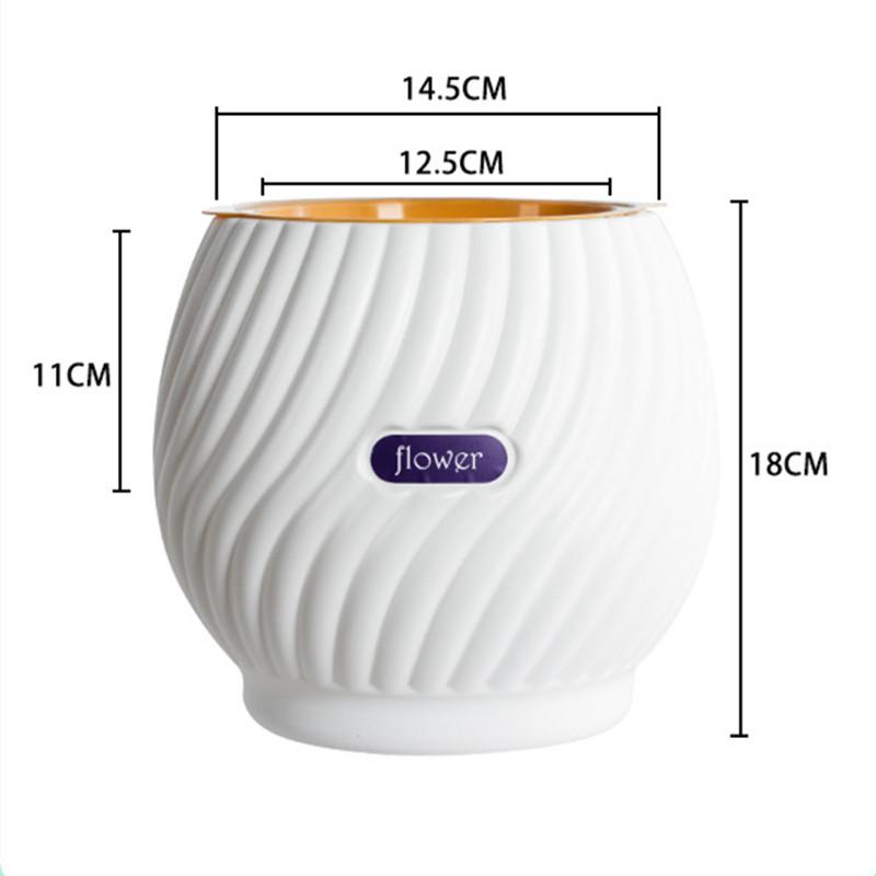 

Кашпо с автополивом Ручной работы Кашпо для растений с автополивом Современный цветочный горшок Пластиковое кашпо Садовый декор Садовый горшок