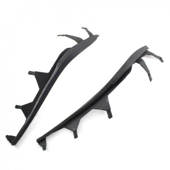 Car Upper Headlight Lamp Cover Strip Trim FOR BMW 3 Series E46 325i 330i 4 Door