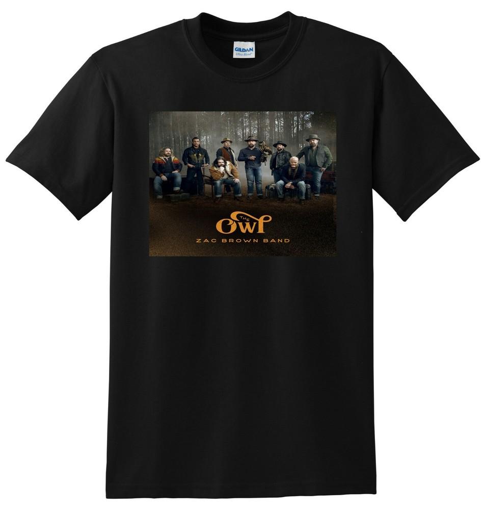 ZAC BROWN BAND T-shirt the owl vinyl cd cover SMALL MEDIUM LARGE or XL XXL