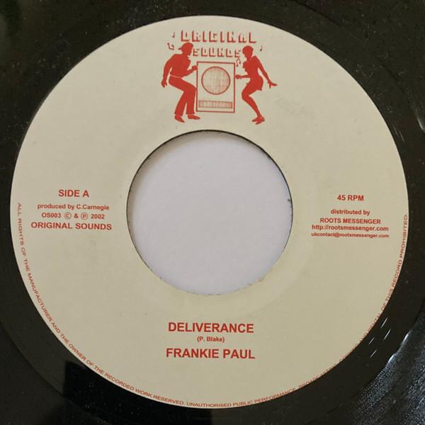 

7inch Record FRANKIE PAUL - Deliverance OS003 Original Sounds 2002 Germany Reggae, Ska & Dub Used
