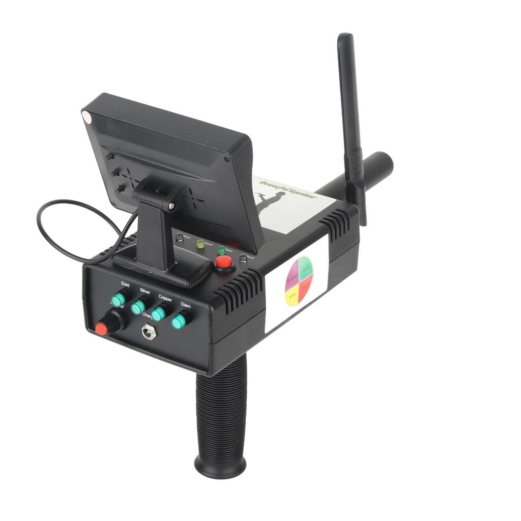 Metal Detector ABS Housing Sensitive Stable Quick Scanning Treasure Finder for Gold Silver Copper
