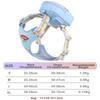 Strolling Dog Leash Lightweight Adjustable Dog Chest and Back Walking Harness Leash Vest Style Puppy Dog Outdoor Supplies