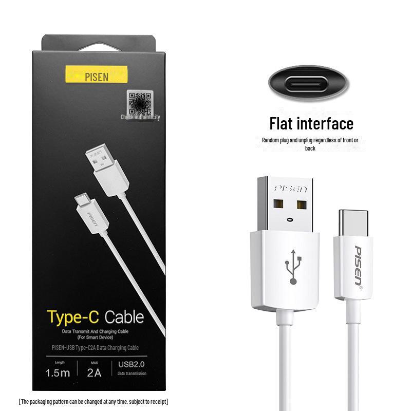 PISEN Type-C Fast Charging Cable for Xiaomi, Huawei, OPPO, Vivo, LeTV - Universal Charger
