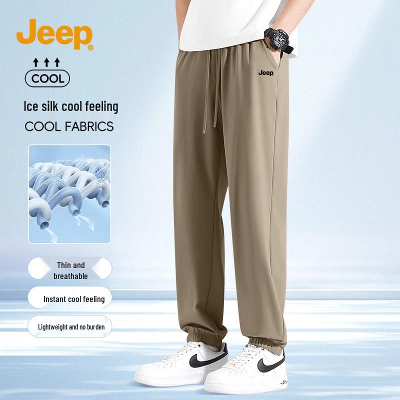JEEP Men s Quick-Dry Ice Silk Casual Outdoor Pants 3XL
