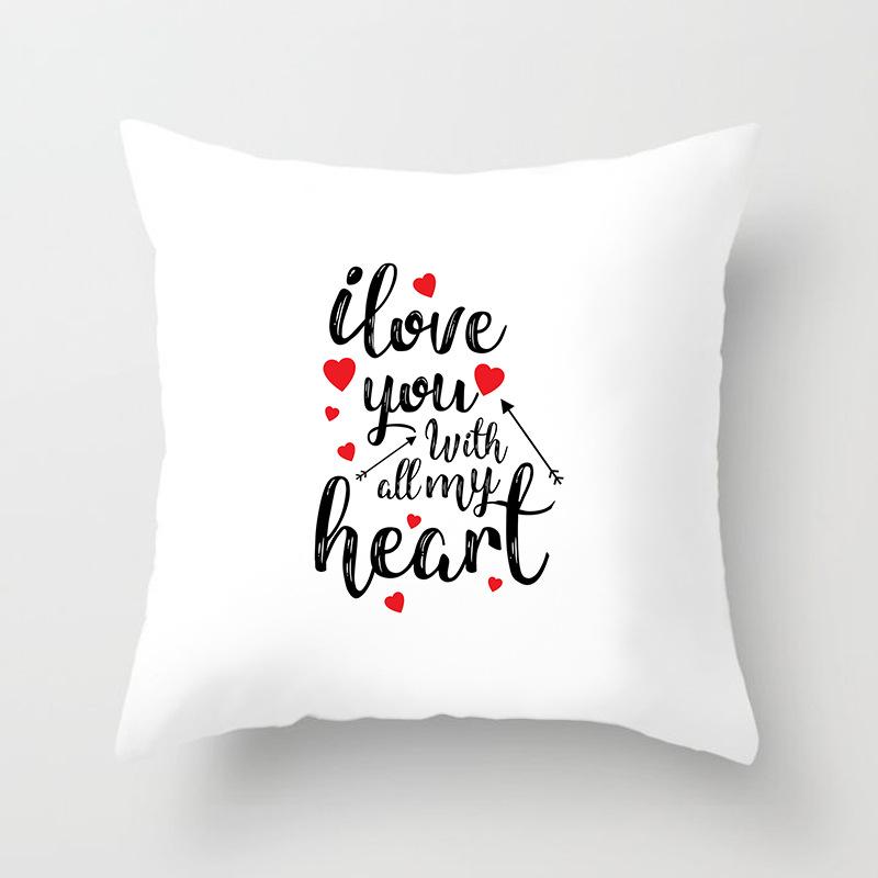 Home Furnishings Simple Golden Sofa Pillow Cover Digitally Printed Car Cushion Cover