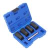 5Pcs Nut Remover Twist Socket Lug Bolt Extractor Removal Tool Set Kit for Maintenance