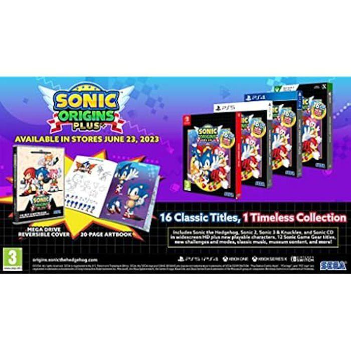 Jeu vidéo - sega - sonic origins plus - édition premium - 16 titres classiques - ps4
