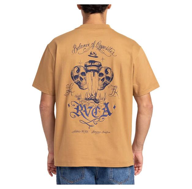 Rvca Kurzarm-T-Shirt Invisible Man