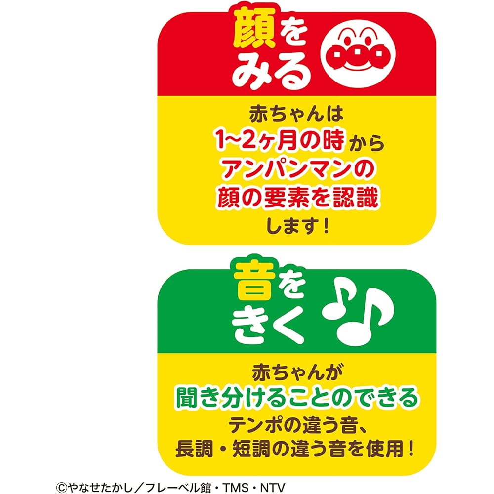 BANDAI Anpanman Melody Remote Control Toy for Ages 6 Months and Up Educational Developmental Fun