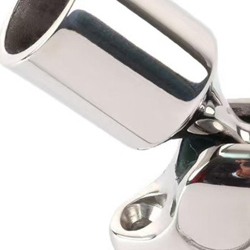 Stainless Steel Ball Slide Cap Fitting Smooth Pipe Support Fitting Top End Deck Hinge Mount Marine Fittings Hardware