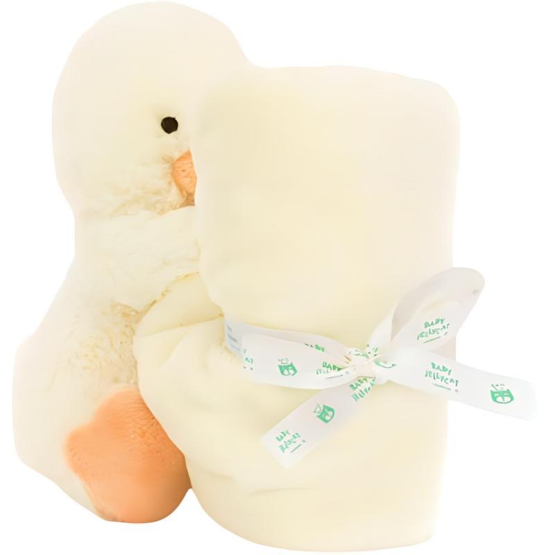 JELLYCAT new series shy duckling pacifier cute doll peripherals plush doll 34cm high