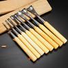 Handheld Arc Chisel Wood Carving Knife - Sharpened Half-Round Tool for Medium Roughing