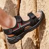 38-46 Summer Men's Leather Outdoor Sport Sandals  Casual Non-Slip Beach Sandals for Men