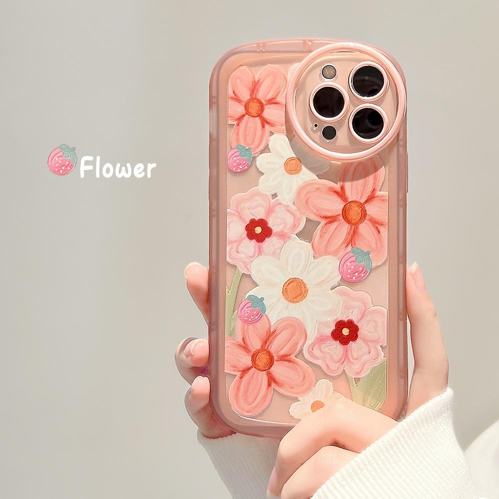 Creative flower phone case suitable for Apple phone cases