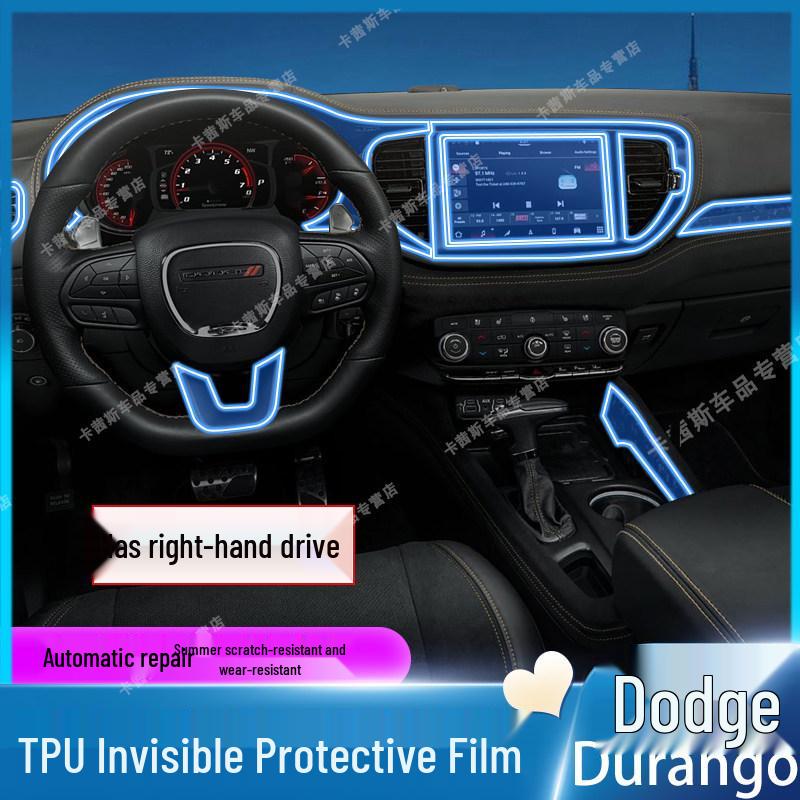 Dodge Durango Interior Film for Navigation Screen and Control Panel - Fits 24 Models