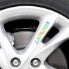 4pcs PVC Styling Car Wheel Rims Body Decoration Stickers Auto Door Handle Reflective Decals for Mitsubishi Lancer Xpander Pajero