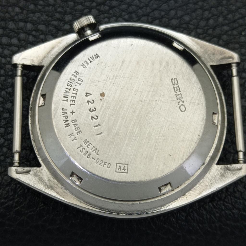 Seiko 5 AUTOMATIC 7019A JAPAN MENS VINTAGE BLUE COLOR DIAL WATCH A701632-5 R206c-a701632