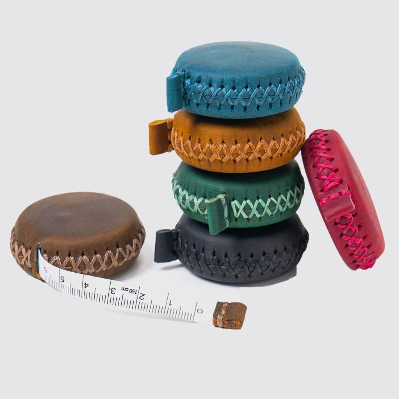 Multi Functional Leather Miniature Measuring Ruler Accuracy Instrument For Craftsmen Interior Designers