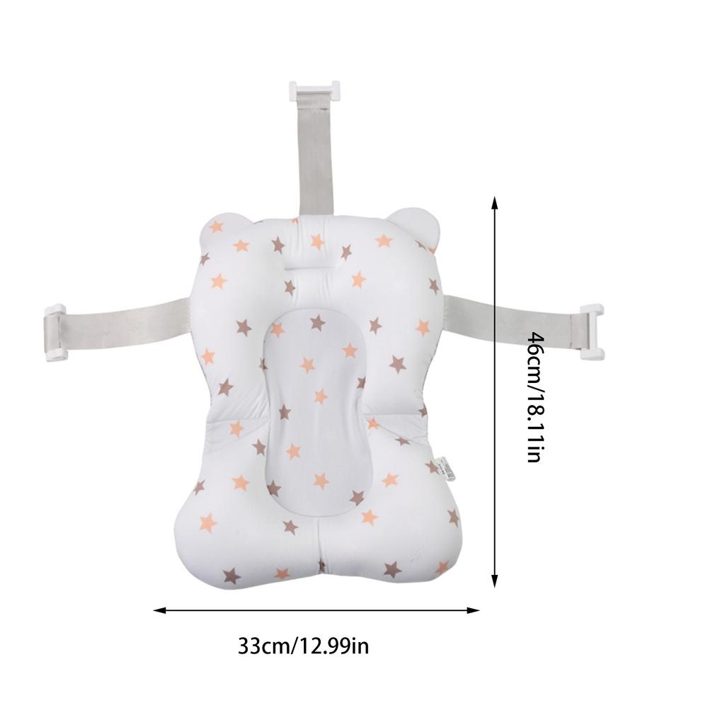 Baby Dusche Badewannenauflage Rutschfeste Badewannensitzstützmatte Neugeborenen Sicherheit Sicherheitsbadestützkissen Faltbares Weiches Kissen