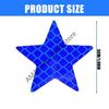 X7JF Reflective Star Decals for Car and Bikes Stylish Color for Enhanced Night Safety