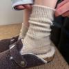 Autumn Winter Floor Sleeping Socks Thicken Knitted Crew Socks 2025 Cashmere Socks