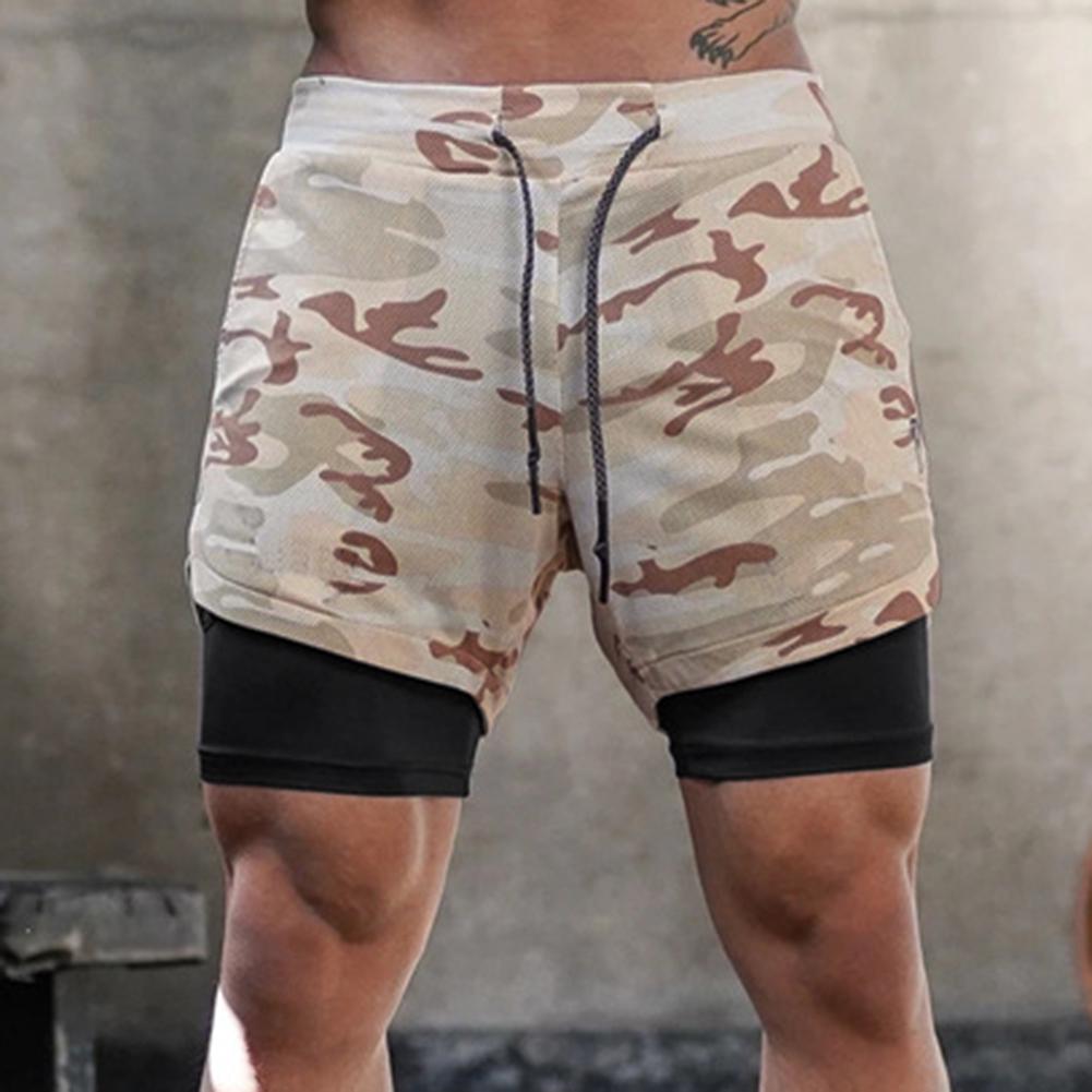Buy Camo Print Sports Shorts Men Beach 