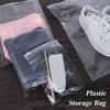 5PCS New Self Seal Waterproof Plastic Bag Storage Pouch Clear Transparent Zipper Lock