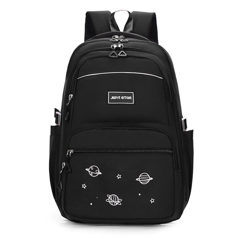 Women's Large Capacity Backpack Print Men's Backpack Junior High School Student Schoolbag