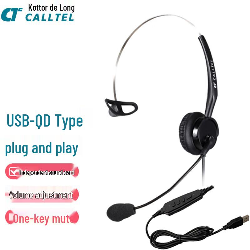 CALLTEL Professional Headset for Call Centers & Offices (CN Version)