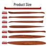 Rosewood Clay Modeling & Carving Knives Set - 7-Piece Pottery Sculpting Tools for Fine Detailing