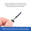 Model Lamppost Courtyard Landscape Decorations LED Railway Light Single-Heads Track Lamp Table Accessories Toys