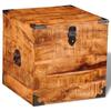 Day and Night - Day and Night Rough Mango Wood Cubic Storage Chest