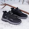 Fleece warm medium waterproof and non-slip cotton shoes winter outdoor wear-resistant lightweight snow boots high-top cold-resistant men's shoes