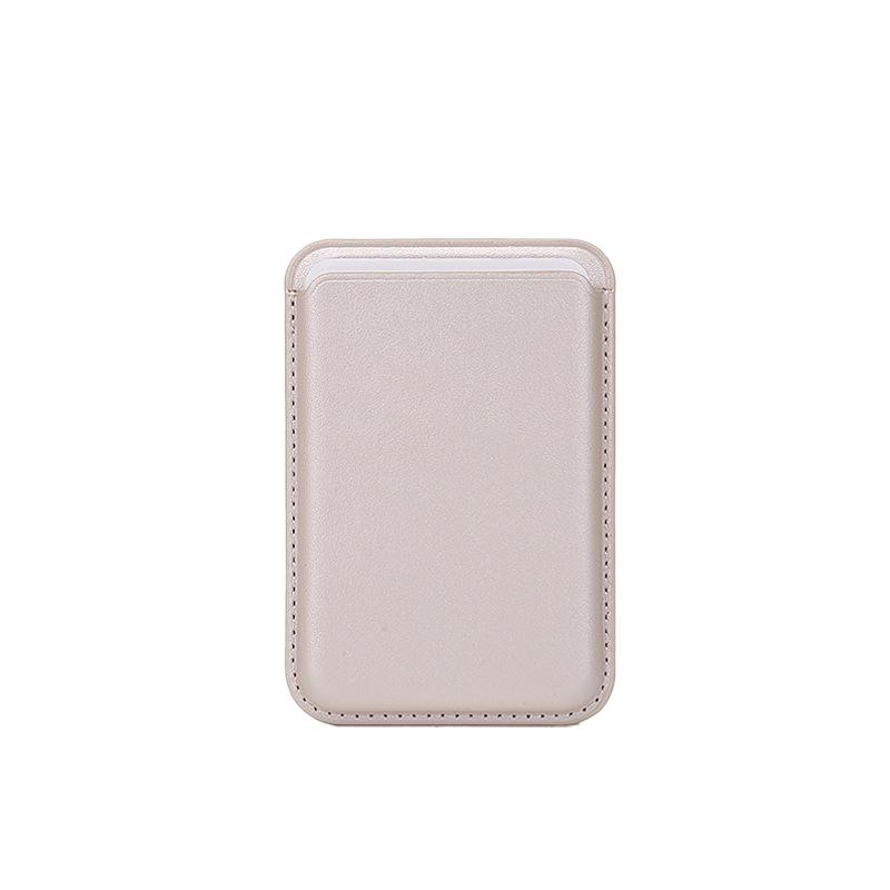 iPhone Magnetic PU Leather Card Holder for iPhone 13, 14 Pro Max, 6, 5, 17, MagSafe Compatible Sleeve
