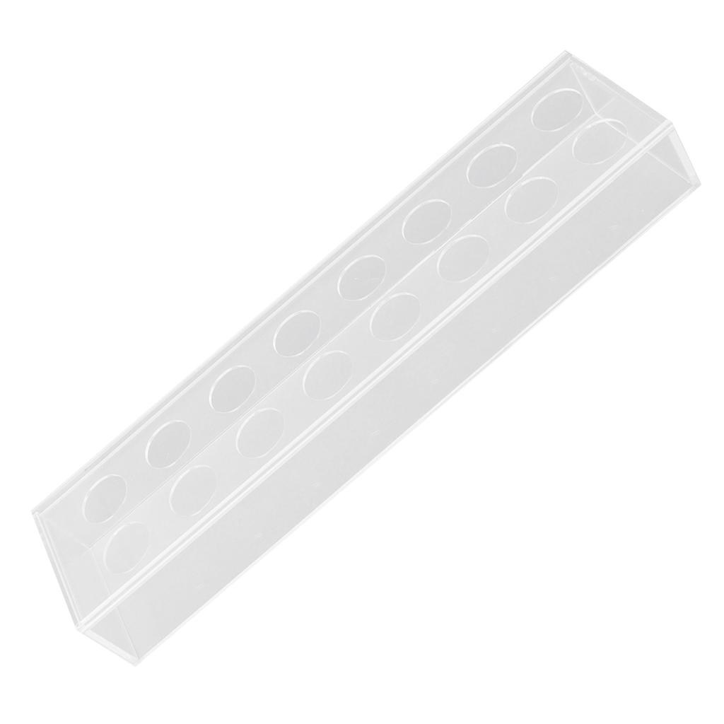 Rechteckiges florales Mittelstück Klare Acryl-Blumenvase für Esstisch Hochzeitsfeier Zuhause 16