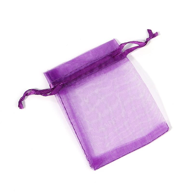 10Pcs Single Color Wedding /Ornament/Gift Wrap Yarn Bag Organza Bags Tulle Drawstring Bag Jewelry Pouches Packing Wholesale