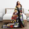 Fast Food Mexican Nachos Burritos Tacos Blanket Cover Snack Throw Blankets Bedroom Sofa Quilt Soft Warm Bedspread Multi-function