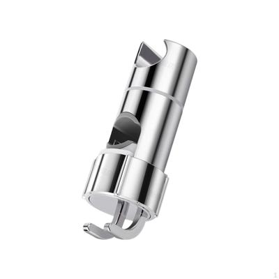 Duschkopfhalter, Verstellbare Bohrerfreie Schiebestangenhalterung, Badezimmer-Wandmontage Silber Standard