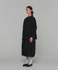 Amomento Sheer Padded Balloon Dress_Black