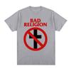 Bad Religion Vintage T-shirt Summer Homme Streetwear Cotton Punk Rock American Men T Shirt Womens Tops