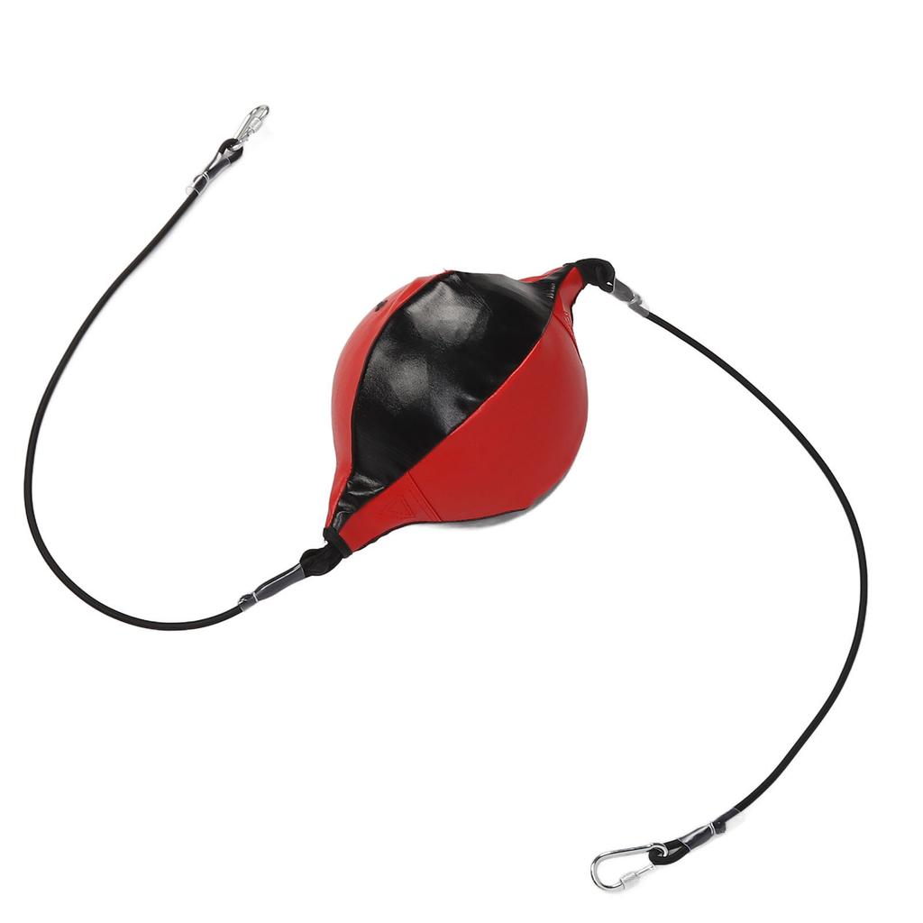 Double End Punching with Cord Inflator PU Leather Enhance Double End Speed Boxing Bag