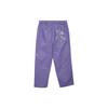 New Era Solid Color Abstract Pattern Printed Straight Leg Casual Pants Unisex Bottoms Purple 13354097