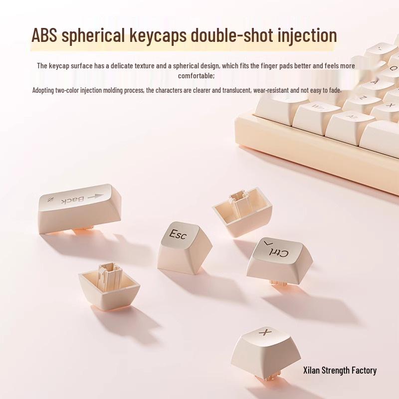 Ultra Silent Wired Gaming Keyboard with Mechanical Feel for E-sports and Office Use