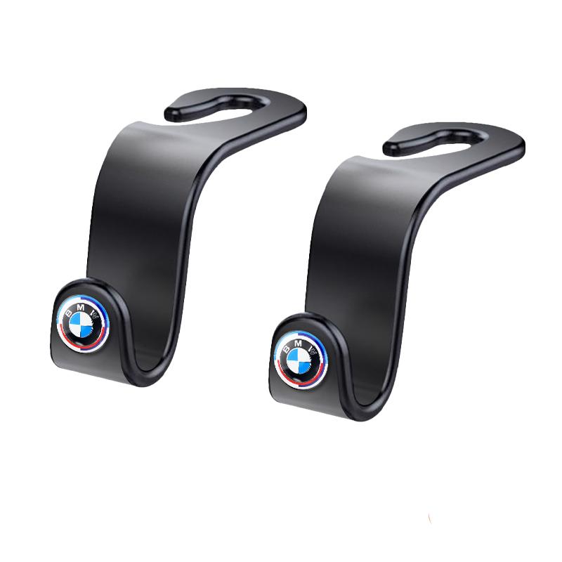 Car Headrest Hooks Hanger Bags Seat Back Organizer Holder Clips Auto Fastener Hooks For BMW Series i3 i4 G07 G06 G05 G02 G01 F48