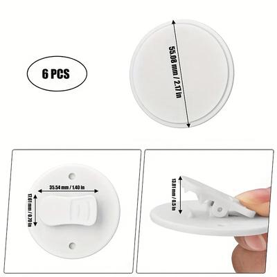 Shower Curtain Clips Shower Room Curtain  Adhesive Windproof Splash Clips Bathroom Curtain Weight Clip Windproof Splash Guard